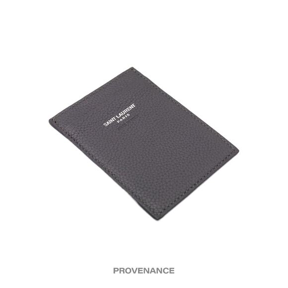 🔴 Saint Laurent Paris SLP Card Wallet - Charcoal Grey - Picture 5 of 6
